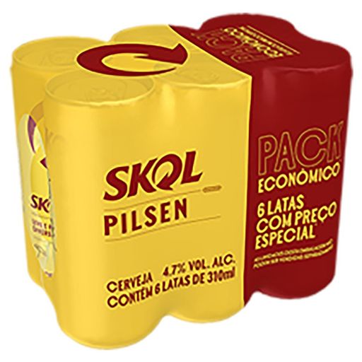 Caixa de Skol 473 ml