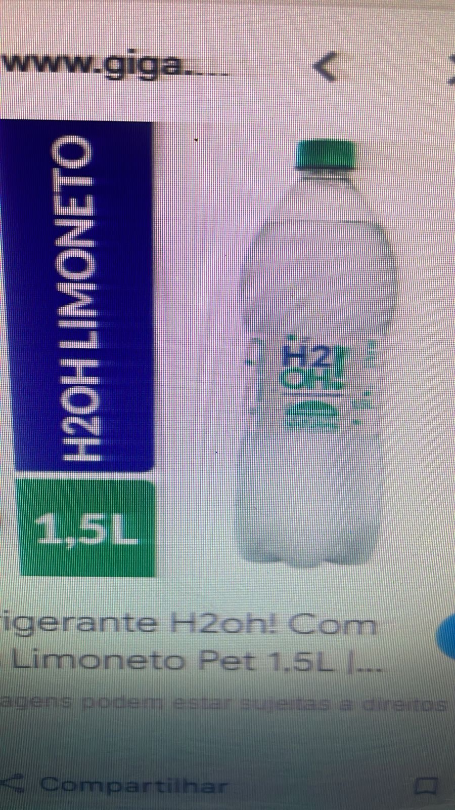 H2O LIMONETO 1,5L